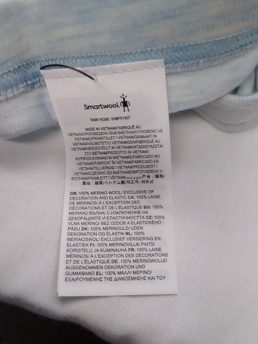 Smartwool Kid Classic Thermal Merino Baselayer Bottom Blue Medium SN112-M06 - Picture 8 of 9