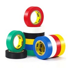 PVC Electrical Insulating Tape Flame Retardent Coloured Insulation Tape 18mmx13m