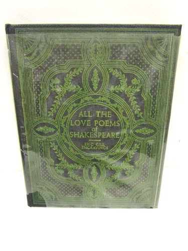 Vintage 1947 All the Love Poems of Shakespeare Eric Gill Engravings Book