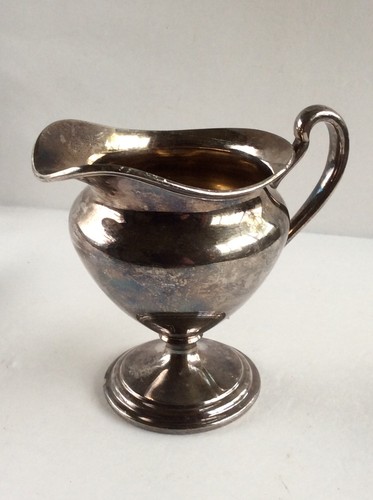 Vintage Colonial Silver Company Silver plated Footed Creamer 1696 - Picture 2 of 6