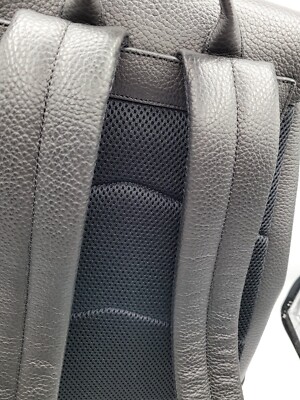 Coach Turner Backpack Black Pebble Leather Ombre Logo Track  display picture 1