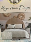 Maya House Designs Full/Queen 3-Piece Quilt Set White Black Soft New