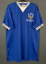 RETRO REPLICA MEN FC EVERTON 1983/1985 SOCCER FOOTBALL SHIRT JERSEY SIZE L LARGE