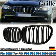 2x Nieren Doppelsteg Kühlergrill Schwarz Glänzend Für BMW 7er F01 F02 F03 09-15 2x Nieren Doppelsteg Kühlergrill Schwarz Glänzend Für BMW 7er F01 F02 F03 09-15