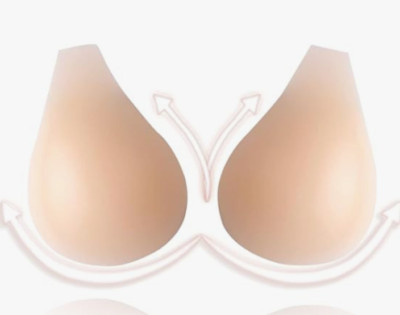 NEW nhinese Sticky Silicone Reusable Invisible Lift Up Adhesive Bra