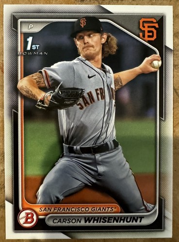 2024 Bowman Carson Wisenhunt 1st Bowman Rookie Card. BP-96
