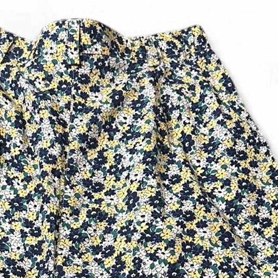 Pantalones cortos florales plisados vintage Liz Claiborne Lizgolf Foto 4 de 4