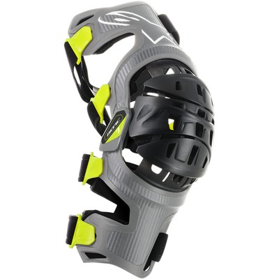 Alpinestars Bionic 7 Knee Brace Set (Silver/Yellow) XL | eBay