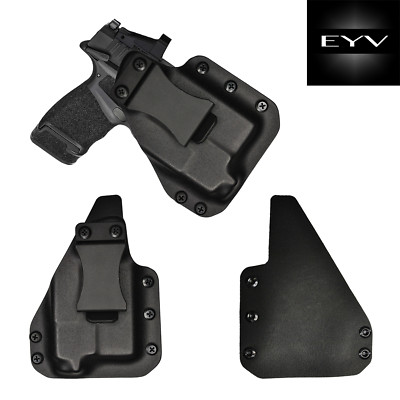 EYV IWB Hybrid Leather/ Kydex Holster -Hellcat 3.3'' /OSP -PL MINI 2 - Left Hand
