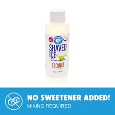 Hypothermias 🥥 COCONUT Flavor Syrup 🍧 Snow Cone machine Concentrate UNSWEET