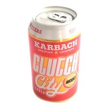 Houston Rockets NBA Karbach Clutch City 12 Oz EMPTY Aluminum Beer Can Red / Gold