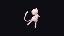 Pokemon minimalism pokmon go mew simple background black playmat gaming mat