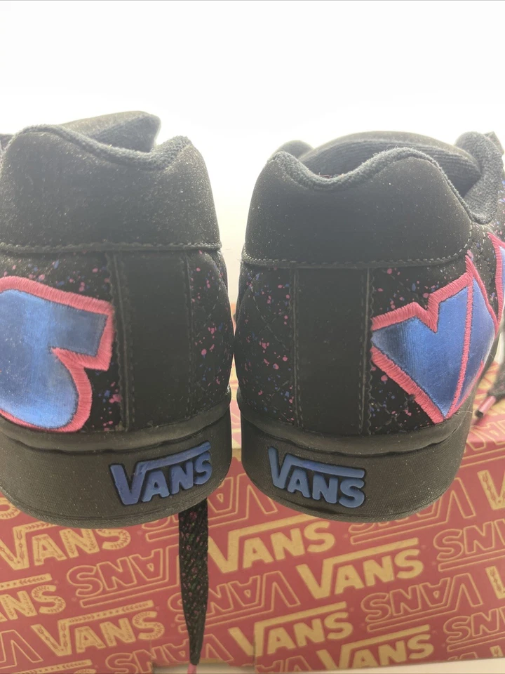 Raro zapato de patinaje vintage VANS WIDOW PLUS acolchado acolchado acolchado para mujer W8.5 27/10/09 Foto 3 de 4