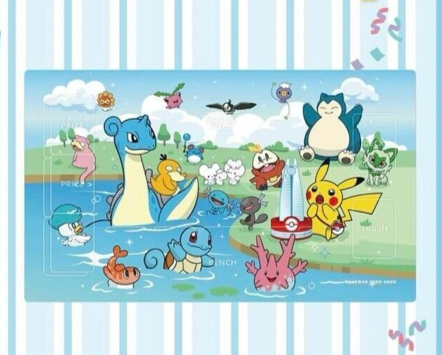 Enjoy POKEMON TOWN 2024 Laplas Pokemon card game playmat Korea