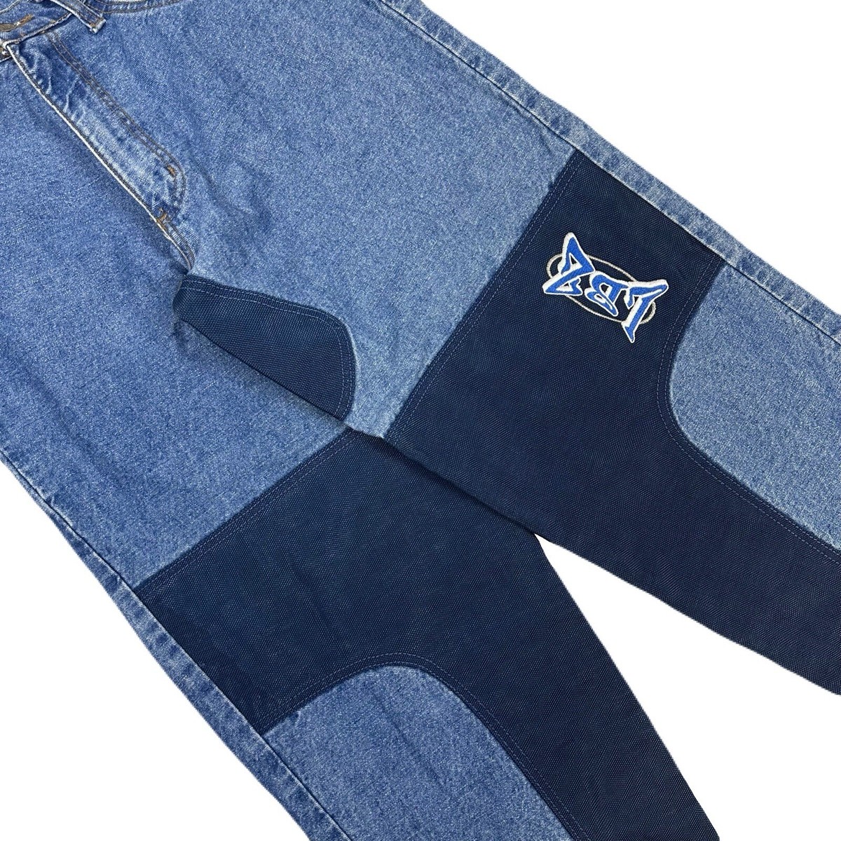 🔥RARE Vintage Y2K LBZ Baggy Wide Leg Biker Moto Denim Jeans 🔥RARE Vintage Y2K LBZ Baggy Wide Leg Biker Moto Denim Jeans