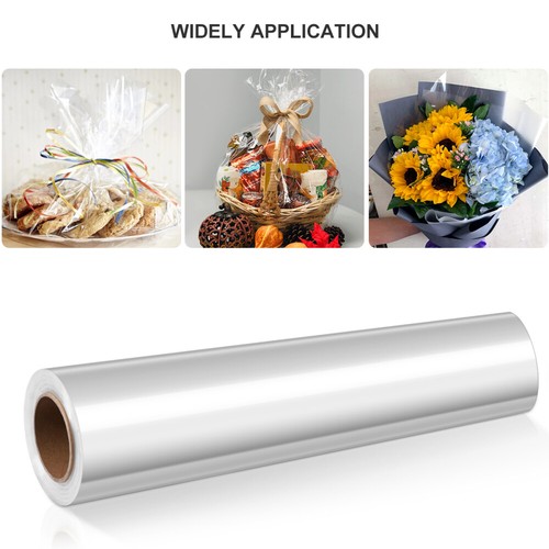 Packaging Cellophane Roll Film Baskets Clear Celofan Wrap Transparent Flower - Picture 4 of 8