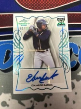 Platinum 81/99 sp 2021 LEAF TRINITY EDUARDO GARCIA XRC AUTO /99 BREWERS ba-eg1
