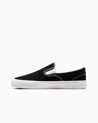 Converse Cons One Star CC Pro Suede Slip - Black/White [160545C