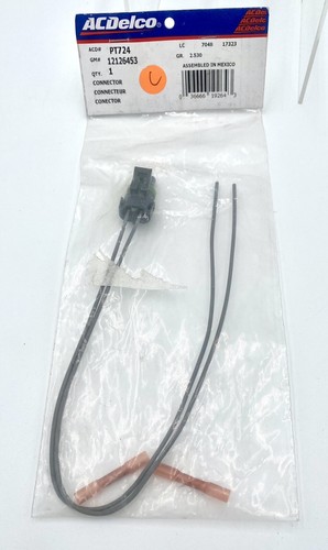 ACDelco PT724 Connettore Elettrico Multiuso 2 Vie, Maschio, Grigio, Ricambio Originale GM