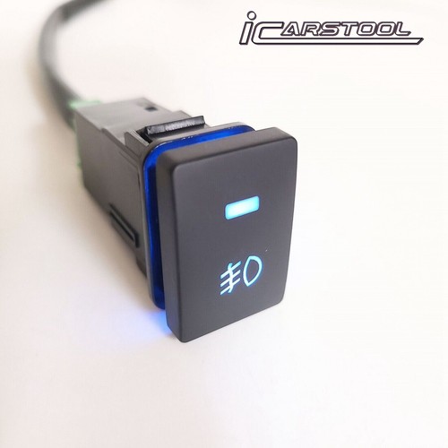 For 2007-2011 Nissan Versa Fog Light On/Off Push Switch Button Blue LED Indicator