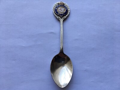 VINTAGE ANKERSCHNUR M.V.CILICIA SOUVENIR EMAILLE TEELÖFFEL