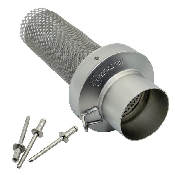 EndschalldäMpfer LeoVince Auspuffanlage LV-10 Edelstahl Ø 54Mm 173Mm Links-image