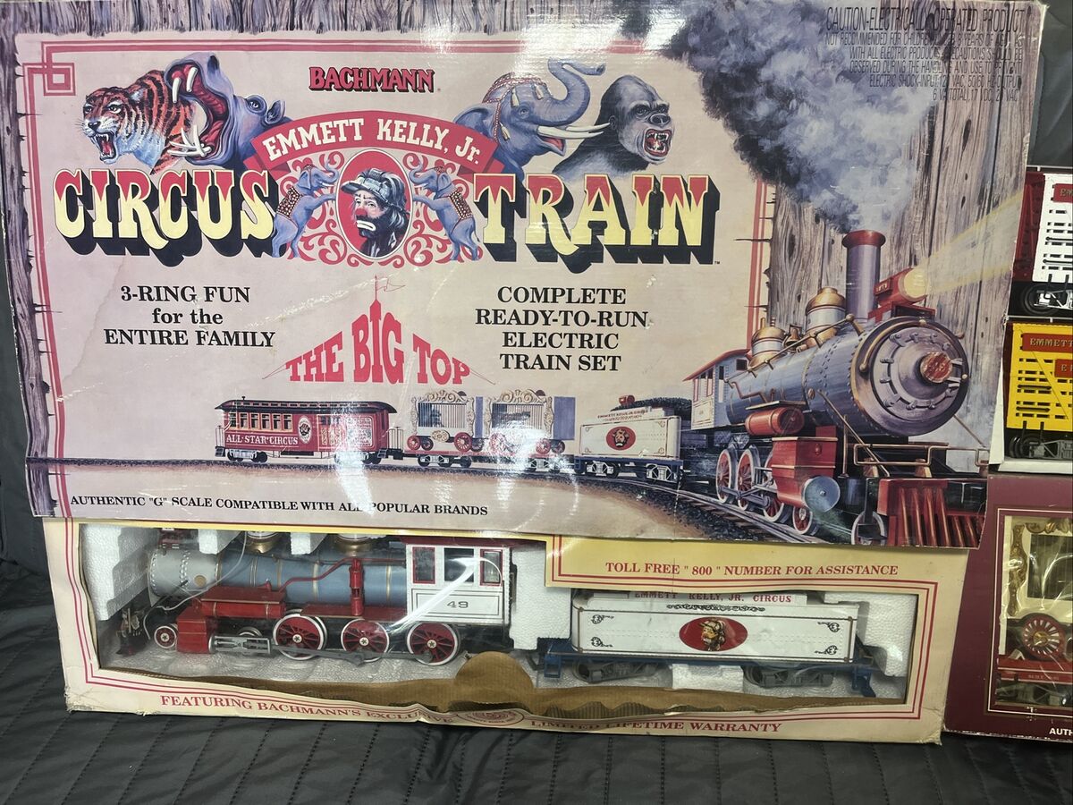 Bachmann 90021 Emmett Kelly Jr Circus Train Set W/EXTRAS Bachmann 90021 Emmett Kelly Jr Circus Train Set W/EXTRAS