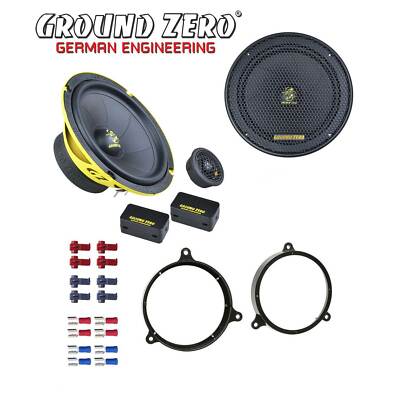 Ground Zero Auto Lautsprecher Kompo 16,5cm für Toyota Avensis T25 Türen hinten