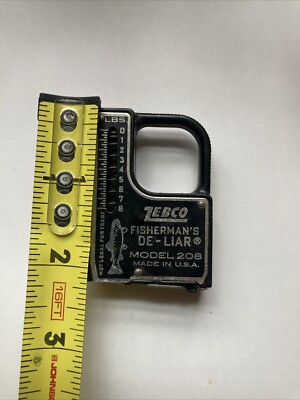 ZEBCO FISHERMAN'S De-Liar Model 208 Fish Scale 8lbs & 24in