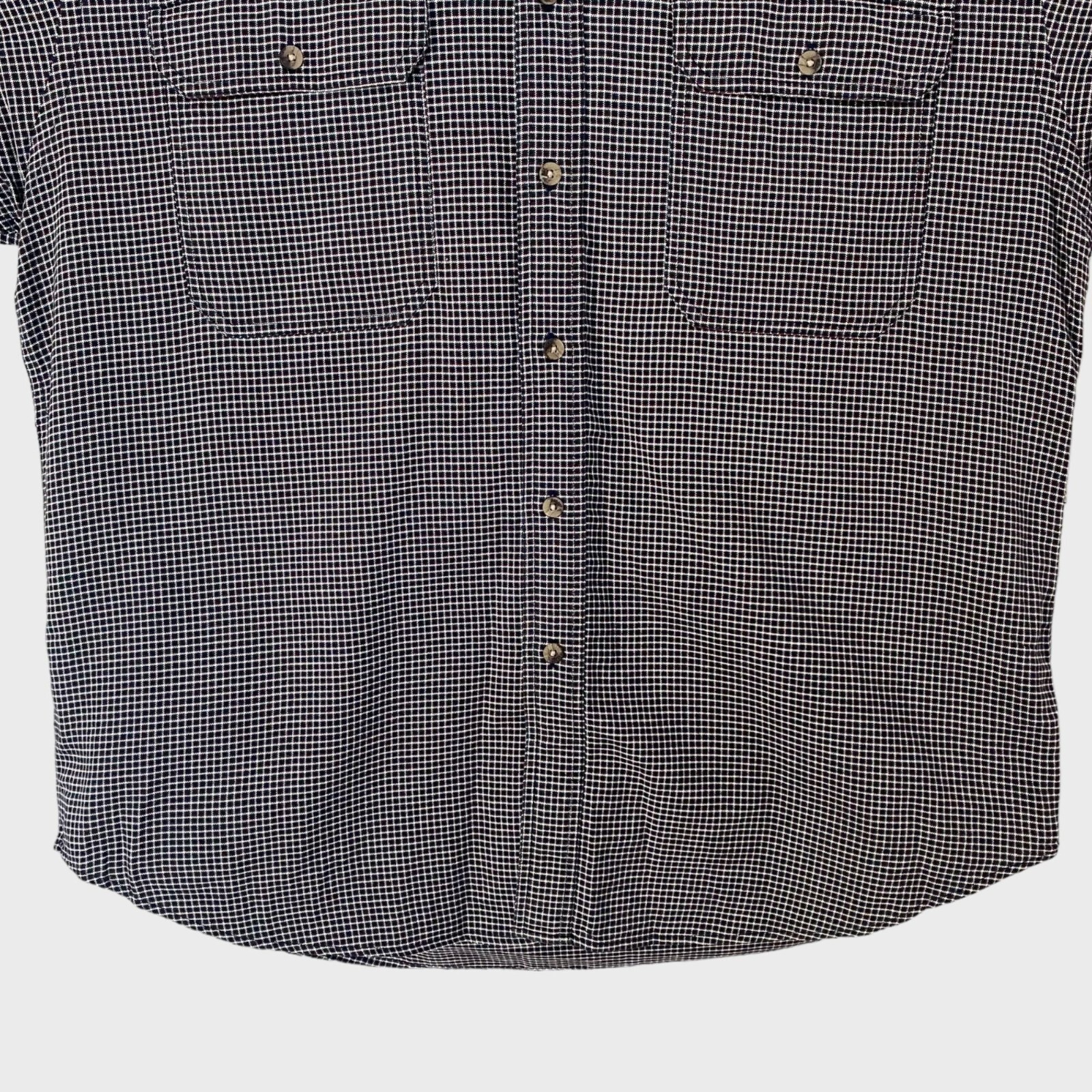 Pendleton Button-Down Shirt Green Purple Micro Ch… - image 6
