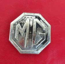 Mg Mgb Mg Midget Original Rear Metal Trunk Boot Lid Emblem Badge