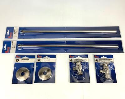 Lavatory Supply Kit with Oval Handle MT6930 BRN Brushed Nickel Finish!