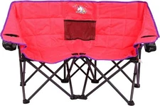 SUNNYFEEL Kids Folding Double Camping Chair, Portable Pink 