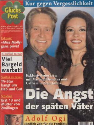 Glückspost Michael Douglas,Celine Dion,Rosenstolz,Lauta Pausini,Nicki