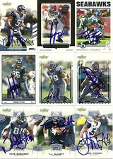 2005 Score JERRAMY STEVENS Signed Card SEAHAWKS auto UW HUSKIES