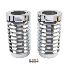 Retro Gabel Stiefel Slider Abdeckungen Chrom ...