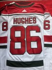 NJ NEW JERSEY DEVILS JACK HUGHES AUTHENTIC ADIDAS PRIMEGREEN HERITAGE NWT 54 NHL — photo 3