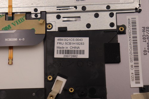 Open Box Lenovo ThinkBook 13s G4 IAP keyboard,USA English,Arctic Grey 5CB1H18283 - Picture 4 of 4