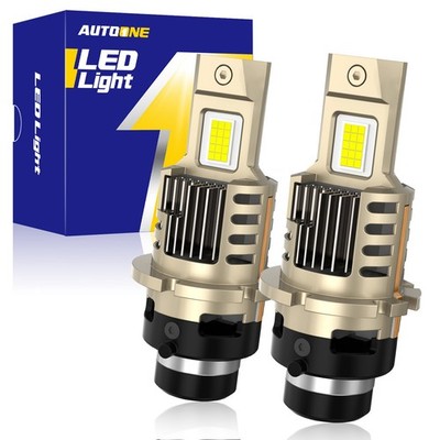 D2S CANBUS LED Headlight Bulb Replace HID Xenon Super White 6500K Conversion A