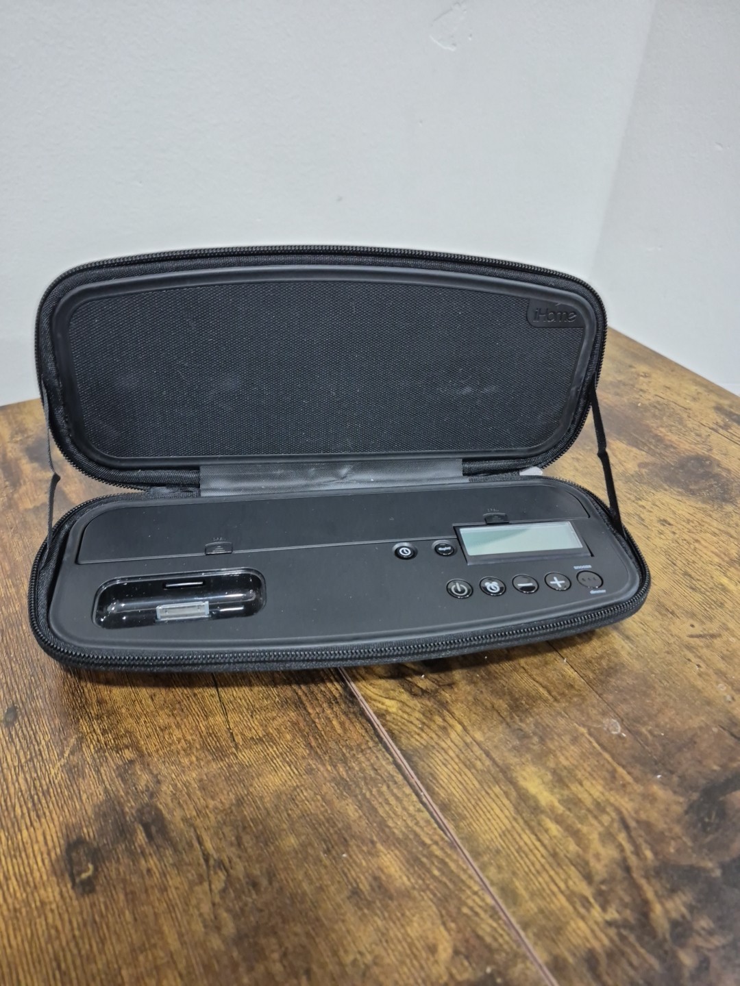 iHome iP38 Portable Stereo & Alarm Clock with Charger Speaker For iPhone or iPod