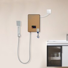 110V 4500W Instant Electric Tankless Hot Water Heater On Demand Whole House Neu