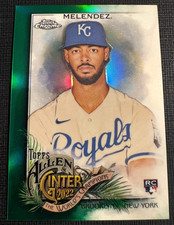 MJ Melendez 2022 Topps Allen & Ginter Chrome #264 Green Refractor Rookie /99