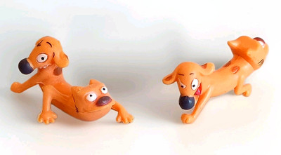 Set of 2 CatDog Viacom Animated Cartoon Vending Machine A&A Figures NOS 2001 New