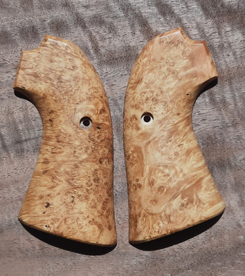 Custom Stabilized Box Elder Burl Ruger Bisley grips