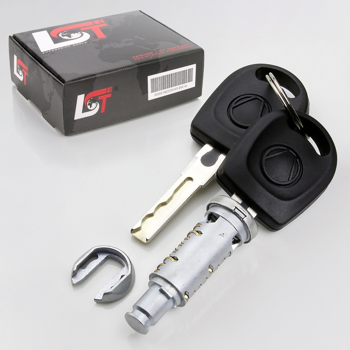 Door Lock Cylinder Locking Shaft + Key + Security for VW Bora Fox Golf