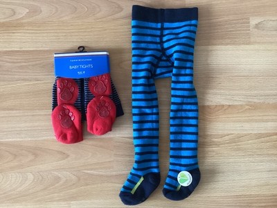 2x Baby Strumpf-Hosen Tommy Hilfiger Topomini Gr.62/68 Mädchen Jungen Krabbeln