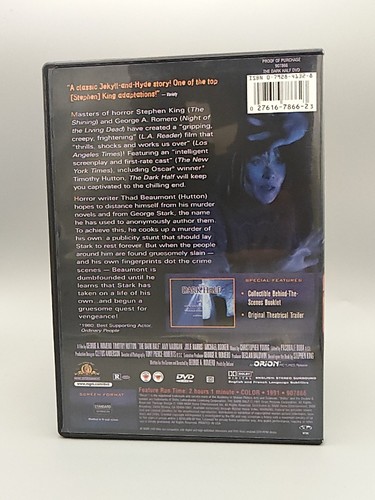 The Dark Half (DVD, 1999) - Picture 2 of 3
