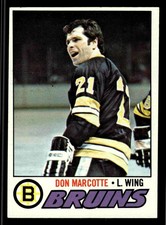 1977-78 Topps Don Marcotte #165 - Boston Bruins