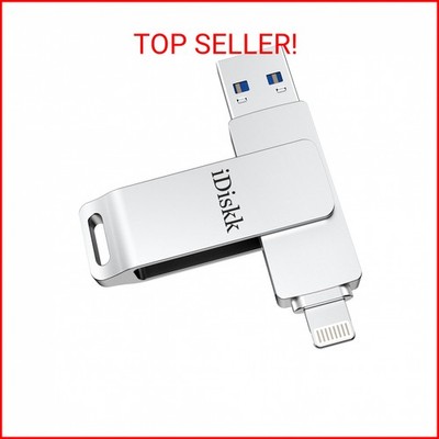 App-le Mfi Certified 128GB iDiskk iPhone Flash Drive,for Photos and Videos,Photo