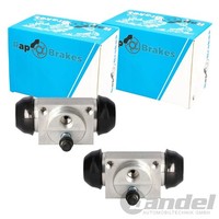 2X RAP ALU Radbremszylinder 21Mm Passend FüR Fiat Punto Ford Focus Tourneo Trans